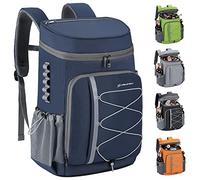 Maelstrom Cooler Backpack - 35 Can Insulated Soft Cooler Lunch Bag for Camping, Beach, Hiking & Shopping,Blue