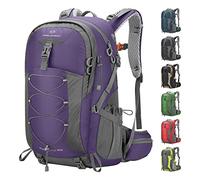 Maelstrom Hiking Backpack,Camping Backpack,40/50L Waterproof Hiking Daypack with Rain Cover,Lightweight Travel Backpack (Purple, 40 L)