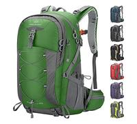 Maelstrom Hiking Backpack,Camping Backpack,40L Waterproof Hiking Daypack with Rain Cover,Lightweight Travel Backpack,Green