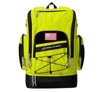Maelstrom Swim Backpack,35L Swimming Bag with Separate Shoes Compartment,Swim Gear Bag for Beach,Athlete Sports Gym Rucksack for Men and Women-Bright Yellow
