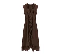 Maelys Ruffled Lo - female - Guess - Maxi Dresses - Brown - S - Dresses S