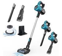 MAENGRE 3-in-1 Cordless Stick Vacuum for Carpets & Floors - 18-21V Makita Battery Compatible, High-Suction Motor, 2 Filters, Blower & Mopping Brush - All-in-One Cleaning Kit(Battery not included)
