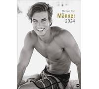 Männer Edition 2024. Jeden Monat ein sinnliches Schwarz-Weiß-Foto in einem Kalender im Großformat. Schöne Männer im Wandkalender XXL 2024. Hochformat 49 x 68 cm.