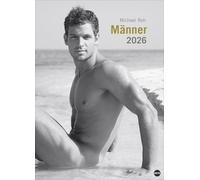Männer Edition Kalender 2026: Jeden Monat ein sinnliches Schwarz-Weiß-Foto in einem Kalender im Großformat. Schöne Männer im Wandkalender XXL 2026. Hochformat 49 x 68 cm.