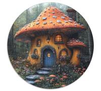 Märchenwald Pilzhaus Gemusterte Nachhaltige Für Erwachsene Hochwertige Holzspielpuzzles 1000pcs (67.5x67.5cm)