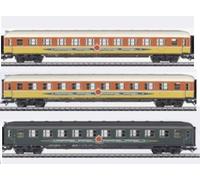 Märklin 42997 Set 3 Passenger Cars Apfelpfeil Free Axle Exchange On Request