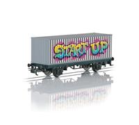 Marklin 44831 Start Up DB Container Wagon w/Graffiti VI