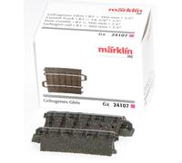 Märklin H0 24107-S C-track curved R1 = 360 mm/7.5° (6 pieces) - NEW+OP