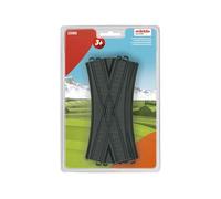 Märklin My World - 23303 - Plastic Track Crossing (2 Pieces) - Track Extension - Model Railway Accessories - Track H0