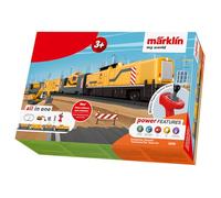 Märklin My World Construction Site Starter Pack - Electric Construction Train 48 cm with Remote Control - Includes Concrete Mixer and Excavator for Fans of Model Railways from 3 Years