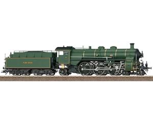 Märklin Trix H0 25435 Steam Locomotive S 3/6 "High Haxige" Epoch I - Digital Decoder, Sound, Smoke Kit, Metal Design, LED Lighting, DC Model Railway