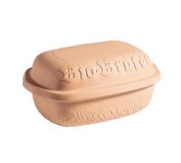 MÄSER 934115 Organic Casserole Pot with Lid, Holds Approx. 4.5 L, Ceramic Pot for Gentle, Fat-free Steaming, as a Roman Pot (Dutch Pot) for Roasting, Stewed or Casserole in the Oven, Natural Clay