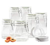 MÄSER, Gothika series, preserving jar., Glass, transparent, 750 ml - 1,45 l