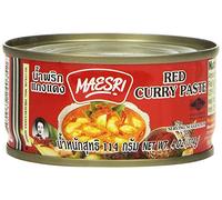 Maesri Thai Red Curry Paste - 4 oz (Pack of 4) by Maesri