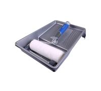 Mäster Roller Set for Floors, Woodworking and Patio - Superior Series - Complete Set with 180mm Micro Professional Roller, Shackle and Paint Tray - Painting and Oiling Floors, Woodwork and Patios