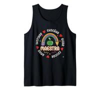 Maestra De Español Appreciation Spanish Teacher Tank Top