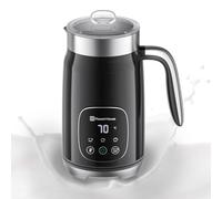 Maestri House Milk Frother, 4 in 1 Variable Temp and Froth Thickness Milk Frother and Steamer, 400ml Smart Touch Control Foam Maker, Memory Function for Latte, Cappuccino, Hot Chocolate,DualFro 400
