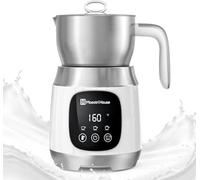 Maestri House Milk Frother with Variable Temperature and Foam Strength, 12-in-1 600ml Electric Milk Frother, Smart Touch Control, for Latte Cappuccino, Hot Chocolate