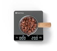 Maestri House Mini Coffee Scale with Timer, Rechargeable Espresso Scale, 2kg/0.1g Accurate Scale for Espresso and Pour-Over Coffee, Portable Digital Kitchen Scale with Automatic Timing