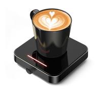 Maestri House Mug Warmer, Electric Coffee Cup Warmer for Desk with 3-Temp Settings,Auto Shut Off, Constant Temperature Heating for Beverage, Milk, Tea and Hot Chocolate at Home & Office (Silver)