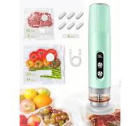 Maestri House Portable Handheld Food Vacuum Sealer Gulf Blue