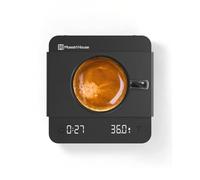 Maestri House S1 Air Smart Espresso Coffee Scale with Flow Rate Display, Digital Precision Scale with Timer, USB Rechargeable Battery, Black