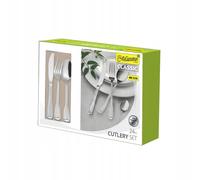 Maestro 24-Piece Cutlery Set MR-1519-24 in Stainless Steel for 6 people