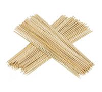 Maestro craft 100Pcs Bbq Wooden Skewers Sticks 0.3X15Cm