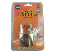 Maestro craft 32mm Heavy Duty Hardened Steel Padlock 3 Keys