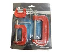 Maestro craft 3Pc Mini G Clamp Set 25mm 50mm 75mm Small Wood/metal C Grip/vice Hobby Hand Tool