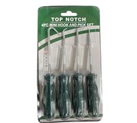 Maestro craft 4Pc Mini Hook & Pick Set / Mechanics Hook & Pick Kit