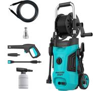 Maestro craft Electric High Pressure Washer Max 160 Bar Power Washer, 450L/h Jet Cleaner With 5M Reel Wheel Hose & Cable