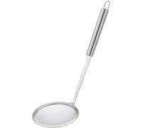 Maestro craft Long Handle Stainless Steel Ultrafine Mesh Oil Skimmer & Strainer Colander | Efficient Grease Removal & Versatile Kitchen Too 20cm