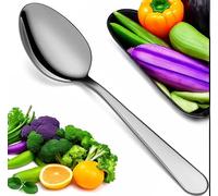 Maestro Craft Pack of 6 Stainless Steel Dinner Soup Spoons, Tea Dessert Spoons, Kitchen Cutlery Set, Silverware Dishwasher Safe 7 inches
