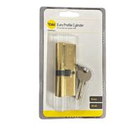 Maestro craft Smith & Locke Nickel Effect Brass Single Euro Cylinder Lock 35/45