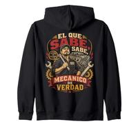 Maestro Mecánico De Verdad El Que Sabe Zip Hoodie