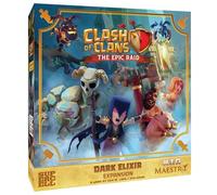 Maestro Media Ventures | Clash Of Clans The Epic Raid Dark Elixir Expansion | Board Game Expansion | 2-4 Players | 45-90 Min