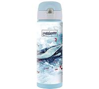 Maestro MR-1634 Thermal Coffee Mug Insulated Flask Stainless Steel Drinks Bottle for Hot or Cold Drinks 400 ml (Whale/Whale)
