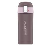 Maestro MR-1643 Snugly Thermo Mug Coffee Mug Thermos Flask Stainless Steel Vacuum Flask for hot or Cold Drinks 300ml, Brown