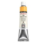 Maestro Pan Professional Extra-Fine Oil Colour No. 142 Naples Orange, 45 ml - PW6, PY139 & PY216, Warm Muted Orange-Yellow, ASTM I