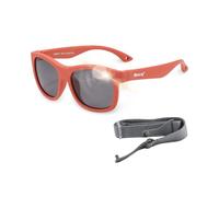 Maesy - Baby Sunglasses Luca - 1-3 Years - Flexible Bendable - Adjustable Elastic Band - Polarised UV400 Protection - Boys and Girls - Square (Terracotta)
