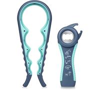 MAEXUS Jar Opener, Multi-Function Bottle Opener Can Opener Kit, Jar Opener for Seniors with Arthritis, Jar Opener for Weak Hands, Jar Opener Grip Lid Twist Gripper