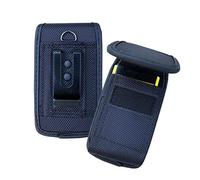 Maezar Flip Phone Holster with Belt Loop for Nokia 2660 2760 2720, Alcatel Myflip 2 3, Go Flip V, Cingular Flip 4,TCL Flip Pro Classic, Plum RAM Plus LTE, Flipper, Belt Clip Pouch Case Velcro Closure