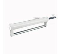 MAFAGE Extendable Clothes Rail, Aluminium Alloy Robust Adjustable Clothes Rail Cupboard, Telescopic Clothes Rail for Cupboards and Storage Areas, Telescopic Rod, Storage Space (White, 392 mm)