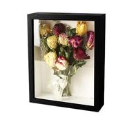Mafagwre 30 X 40 Cm Shadow Box Frame, Wooden Dried Flower Photo Frame, 3d Wooden Deep Picture Frame, Can Hold 5cm Items, Decorative Photo Frame For Tabletop/Diy/Handicrafts (black)