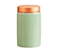 Mafagwre Ceramic Jar With Lid, Small Ceramic Storage Jar, 120 Ml Matcha Container, Matcha Powder Storage Jar, Portable Mini Matcha Storage Jar, Small Coffee Caddy Kitchen Container (B)
