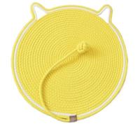 Mafagwre Cotton Rope Cat Scratcher Mat, Natural Cotton Rope Cat Scratching Pad Mat, Durable Scratching Pad, Cats Furniture Protector for Wall, Couch, Carpets, Sofa (C)