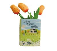 Mafagwre Decorative Ceramic Vase, Small Book-Shaped Decorative Planter, Cute Book Flower Vase, Aesthetic Book Planter, Cute Bookshelf, Unique Planters Gifts For Book Lovers (A)