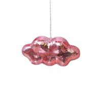 Mafagwre Disco Ball Decoration, Reflective Disco Balls, Hanging Disco Clouds, Creative Disco Mirror Ball Decorations, Glass Mirror Glitter Ball, Disco Ball For Kids, Small Disco Ball (pink)