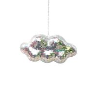 Mafagwre Disco Ball Decoration, Reflective Disco Balls, Hanging Disco Clouds, Creative Disco Mirror Ball Decorations, Glass Mirror Glitter Ball, Disco Ball For Kids, Small Disco Ball (silver)